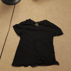 Plain black shirt